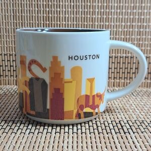 Starbucks Houston City Coffee Cup Ivory Mug 14 oz‎ You Are Here Collectio…
